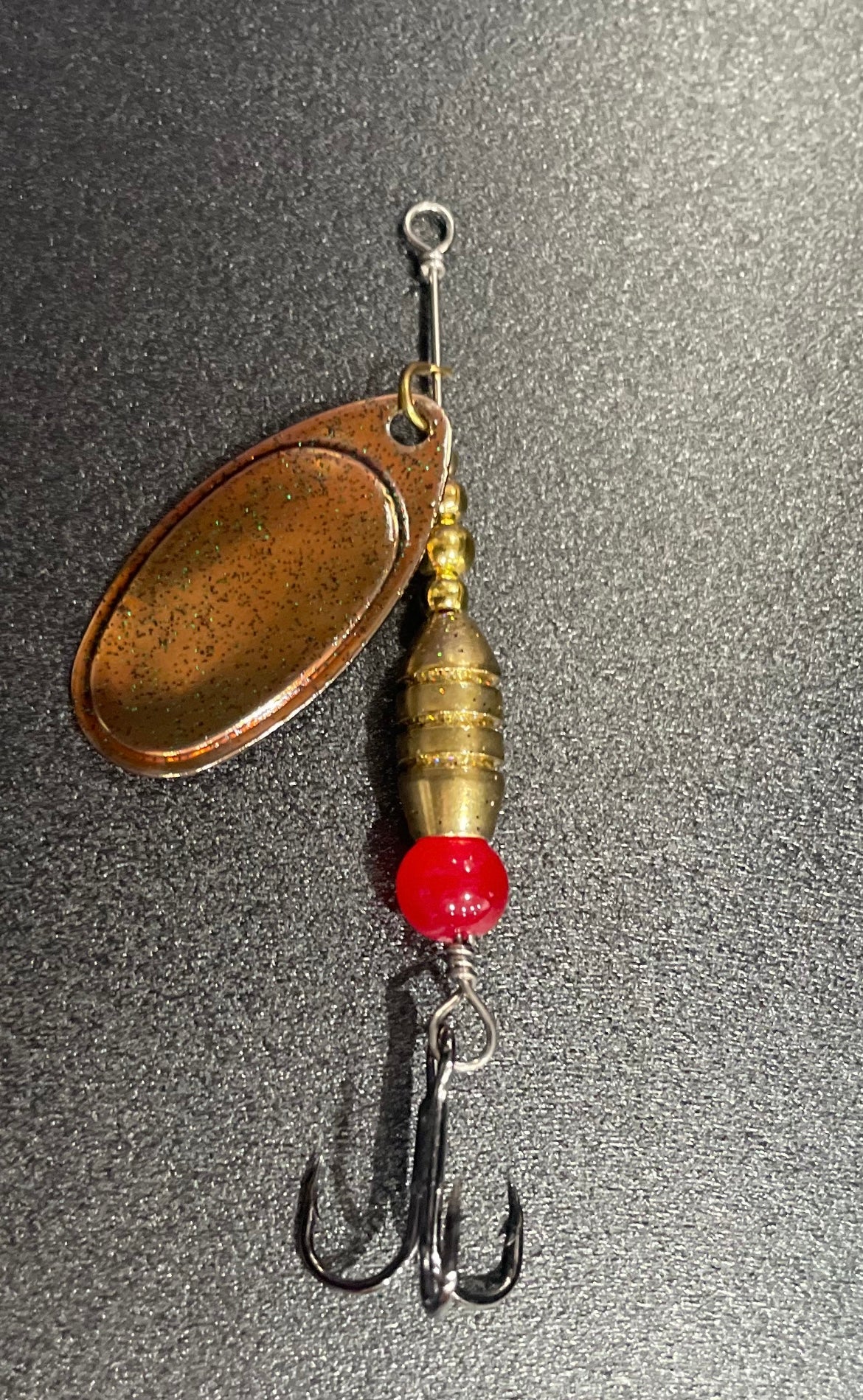 Copper inline Spinner. Expertly crafted